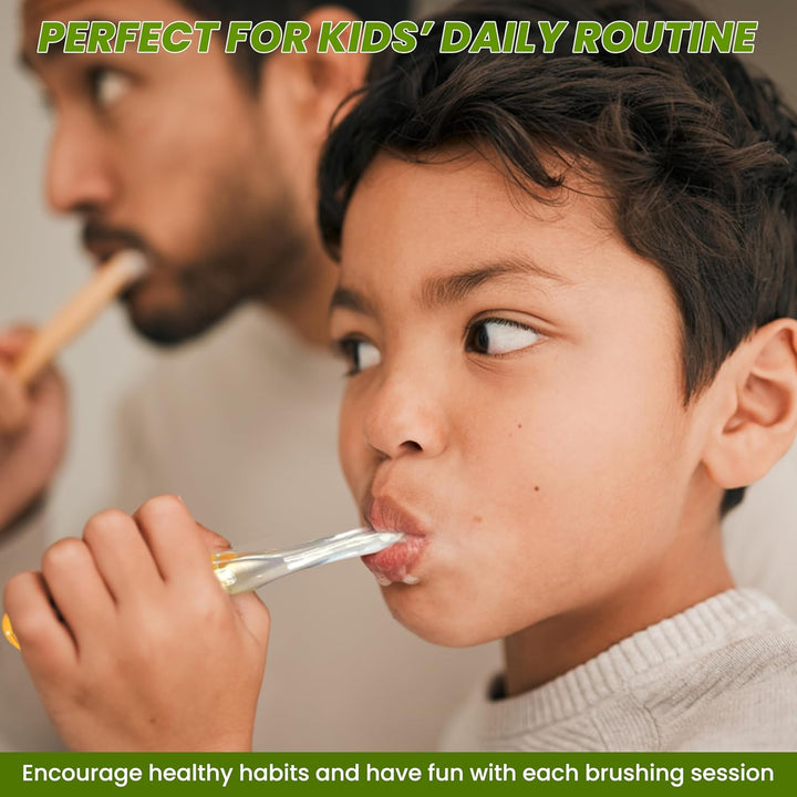 Timer Flashing Toothbrush for Kids – Dinosaur Design with 2-Minute Timer, Fun and Engaging Oral Care Routine