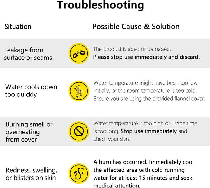 Hot Water Bottle Belt, Wearable Long Hot Water Bottle with Cover for Women, Portable Natural Rubber Hot Water Bag with Soft Flannel Cover for Neck, Period Pain, Shoulder, Waist Warm