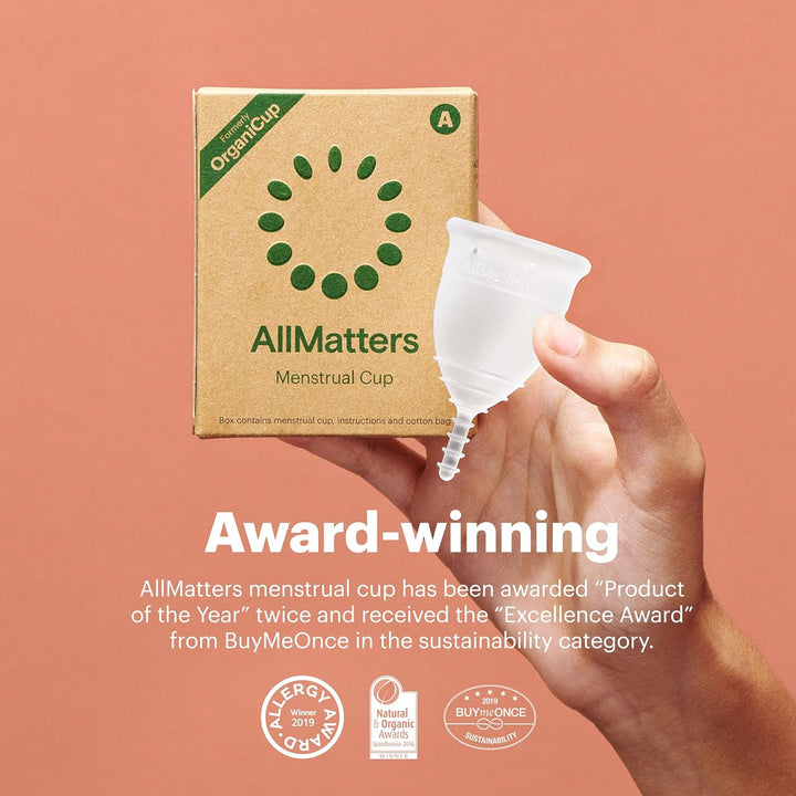 Menstrual Cup (Formerly Organicup) Size A, for Those Who Haven’T Given Birth Vaginally. Award Winning Period Cups