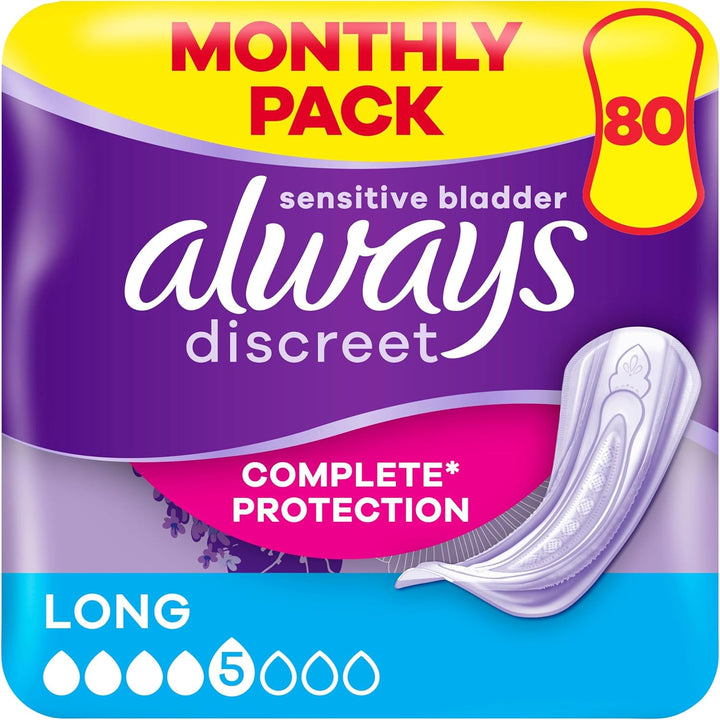 Incontinence Pads Women Long plus 64 Count