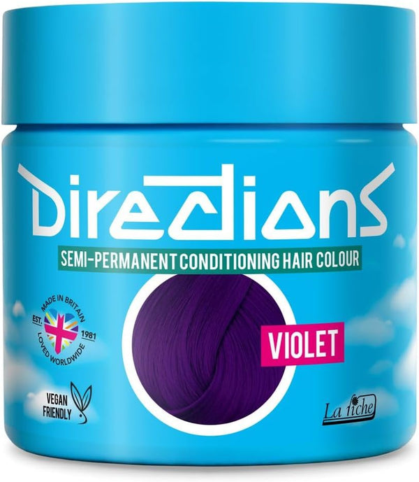 Violet Semi-Permanent Hair Colour - 88Ml Tub