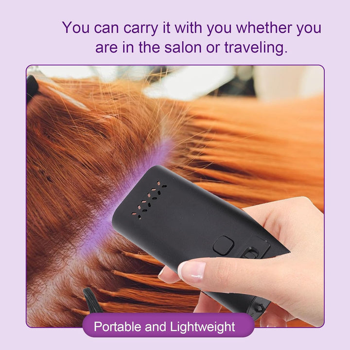 LED Hair Extension Light Machine, Rechargeable 3000Mah Portable Hair Extension Lamp with Fast 5 Second Curing for Home Salon Use (Style 1 (130X52Cm / 51.2X20.5In))