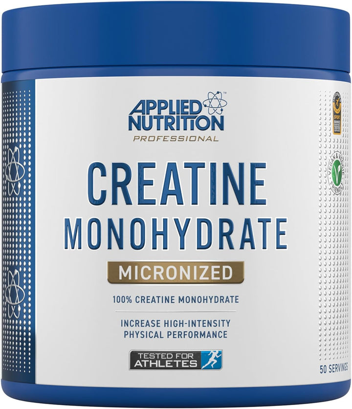 Creatine Monohydrate Powder 500G – 100% Micronized Creatine – 5G per Serving – Unflavoured – Supports High-Intensity Performance – 100 Servings