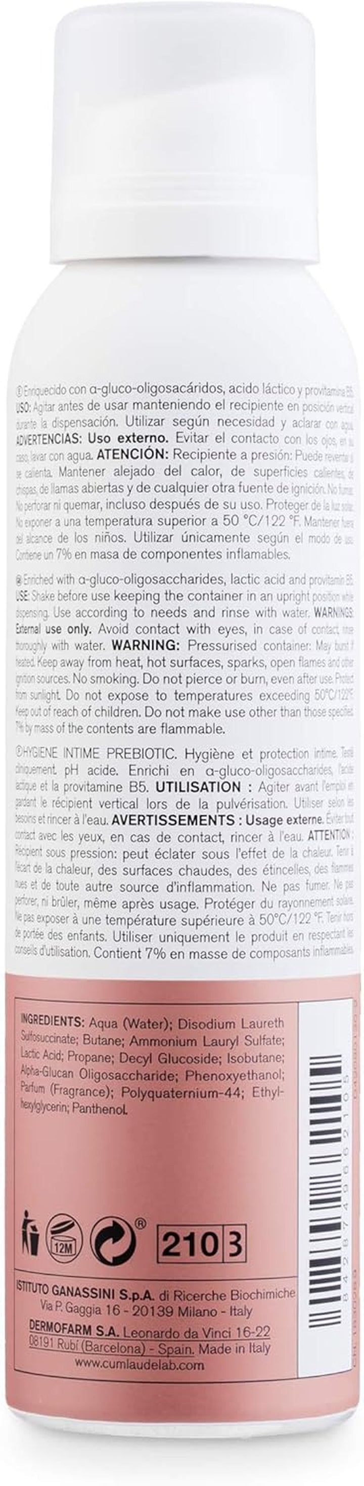 HIGIENE INTIMA PREBIOTIC Mousse 150 Ml