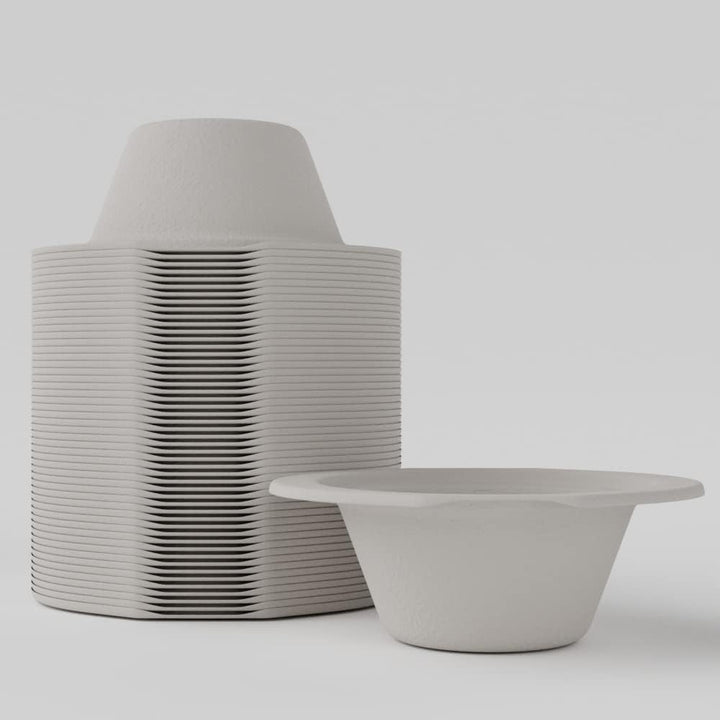Disposable Pulp Sick Bowls – Pack of 50