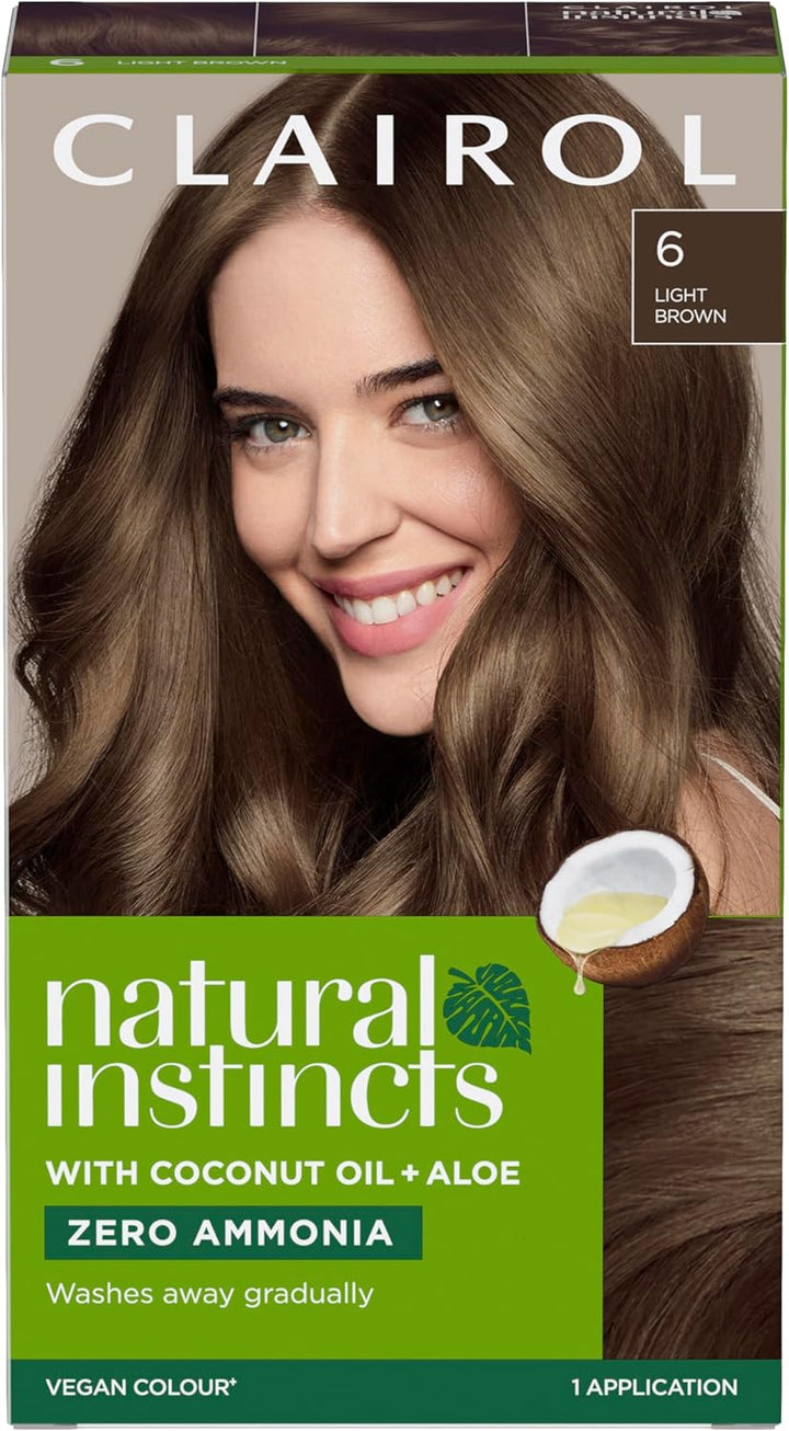 Natural Instincts Semi-Permanent No Ammonia Hair Dye, 8A Medium Cool Blonde (Packing May Vary)