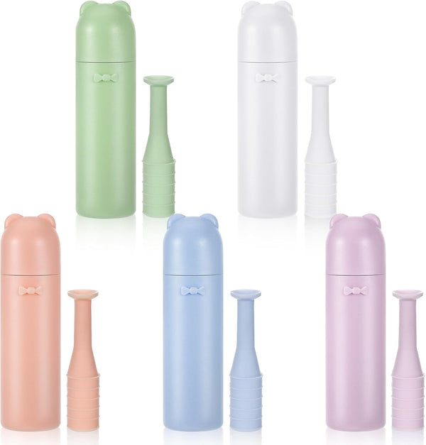 5Pcs Contact Lens Remover Tool,Silicone Contact Lens Applicator Tool,Portable Daily and Monthly Hard Lenses Tools,Hygienic Suction Holder for Daily Use,Travel,And Outdoor Exercise,5 Colors