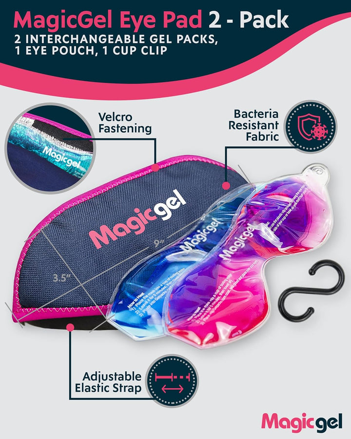 Eye Mask Heated - Cooling Eye Mask Rapid Relief + Cooling Face Compress - Face Ice Masks Perfect for Soothing Eyes Long-Lasting Comfort & Versatile Hot/Cold Treatment