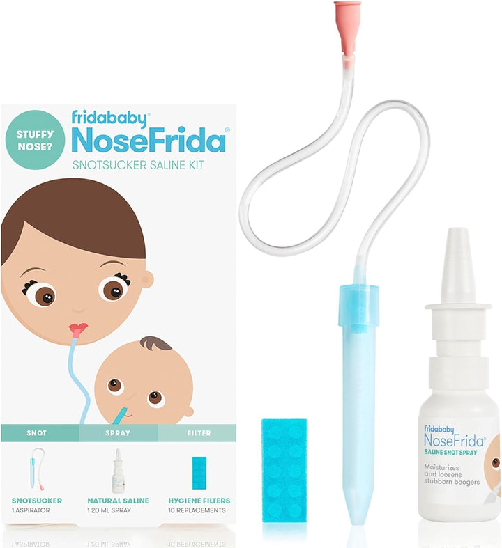 the Snotsucker: Nasal Aspirator for Baby, Baby Nose Sucker,  + 4 Hygiene Filters