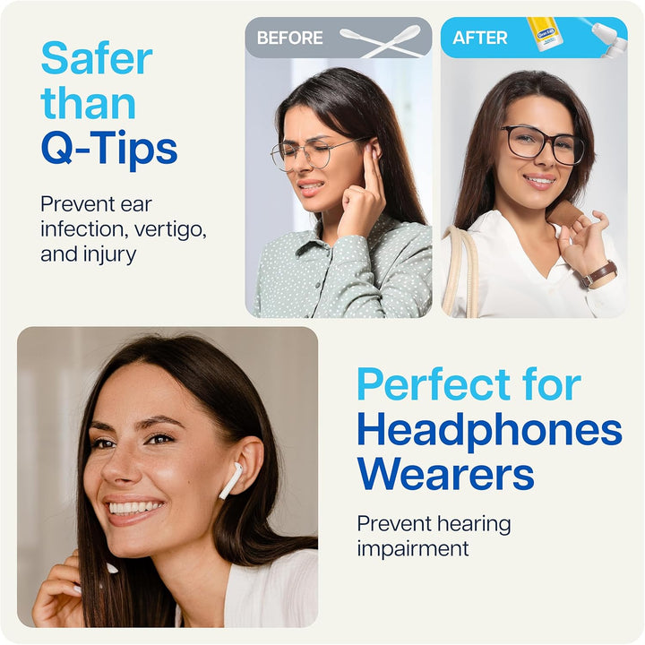 Cleanears | Fast-Acting Ear Wax Removal Spary | Breaks down & Dissolves Earwax in Just 1 Treatment | Clinically Proven to Be 300% More Effective W/Mineral Oil | Gentle & Safe | 15ML