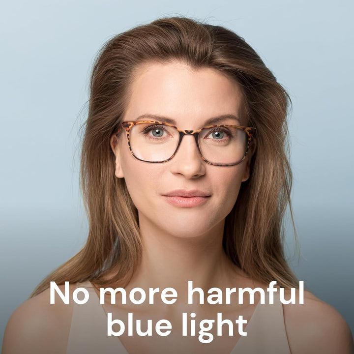 Ultralight Blue Light Glasses for Women - 99% Protection Computer Glasses for All Day Comfort - anti UV Glare & Eyestrain