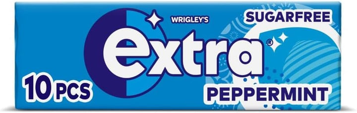 Peppermint Sugar Free Chewing Gum - Long-Lasting, Fresh Flavour - with Xylitol to Support Healthy Teeth and Gums, 30 Packs of 10 (300 Pieces)