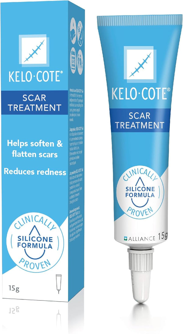 Scar Gel 15G | Silicone Scar Gel Formula | Helps Improve the Appearance of Old & New Raised Scars | Reduces Redness, Itching & Discomfort | Ideal for Surgical, C-Section, Burn & Acne Scars