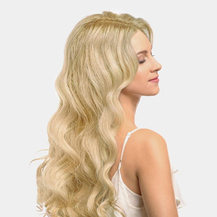 27'' Long Blonde Wave Wig for Women, Curly Synthetic Hair for Cosplay Party, Daily Use