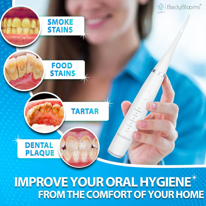 Plaque Remover for Teeth 5 Speeds| Tartar Remover for Teeth| Teeth Cleaning Tools| Tooth Cleaner Plaque Removal| Clean Mouth Every Day| Ideal for Teeth Cleaning Plaque Removal to Do at Home