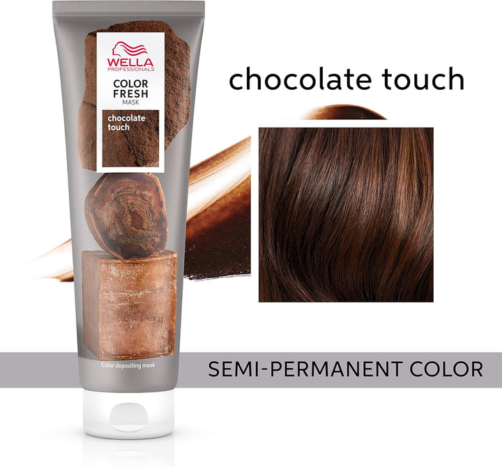 Color Fresh Mask, Temporary Colour Refresh Treatment, Semi-Permanent Hair Dye, Hair Gloss Treatment for Brown Hair