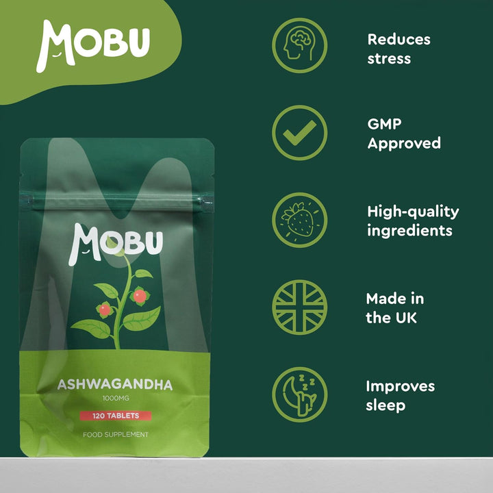 Ashwagandha 1000Mg 120 Tablets | High Strength Ashwagandha Supplement | Ayurvedic | GMP Approved | Vegan | Letterbox Friendly |  UK