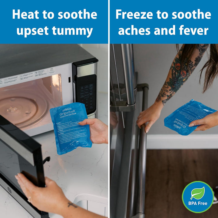 Infant Gripebelt for Colic Relief, Heated Tummy Wrap, Baby Swaddling Belt for Gas Relief, Natural Relief for Upset Stomach in Babies and Toddlers, Lamb,0-3M