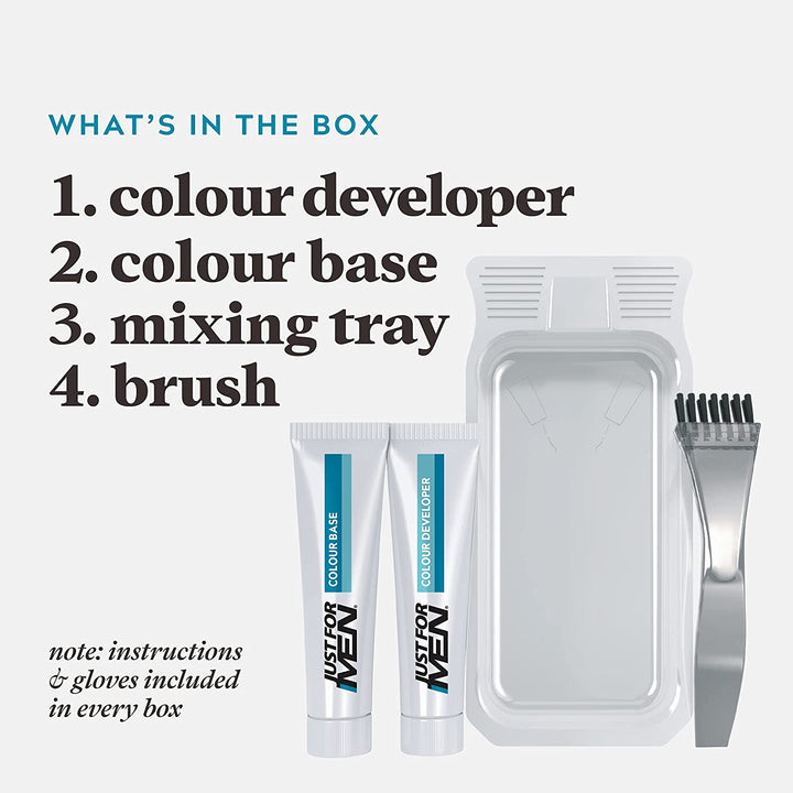 Moustache & Beard Light Brown Dye , Eliminates Grey for a Thicker & Fuller Look � M25