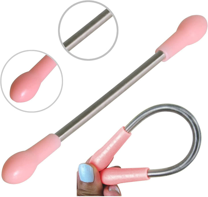 Facial Hair Remover - Spring Epilator Tool for Quick Hair Removal - Effective Threading Alternative, M, Other Gemstones