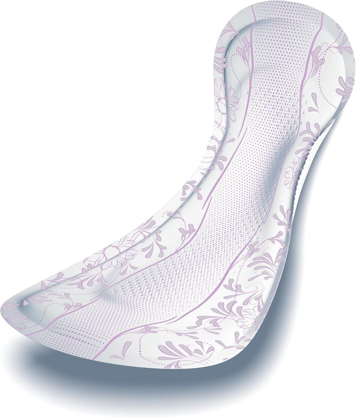 48 X  Lady Discreet Maxi Night Incontinence Pads for Women, 8 Packs of 6, with Medium to Heavy Bladder Weakness, Specifically Designed for Night Time Protection with Wider Back and Extra Length