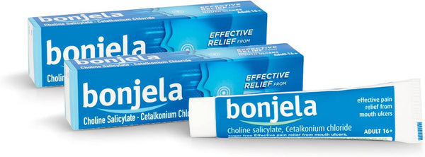 Adult Gel, 15G X 2, 30G Total, Oral Gel, Mouth Ulcer, Gum Pain Relief, Antiseptic, Cold Sore, Dental Gel, Protects Mouth, Effective Pain Relief, Cold Sores, Medication