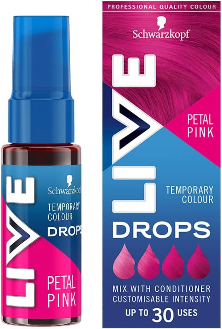 Schwarzkopf  Colour Drops, Vegan, Semi-Permanent, Red Hair Dye, Lasts 2 to 12 Washes, Fiery Red 30 Ml