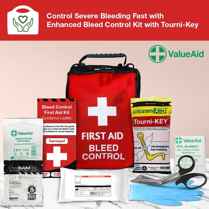Bleed Control Kit - Enhanced with Tourni-Key - Soft Case