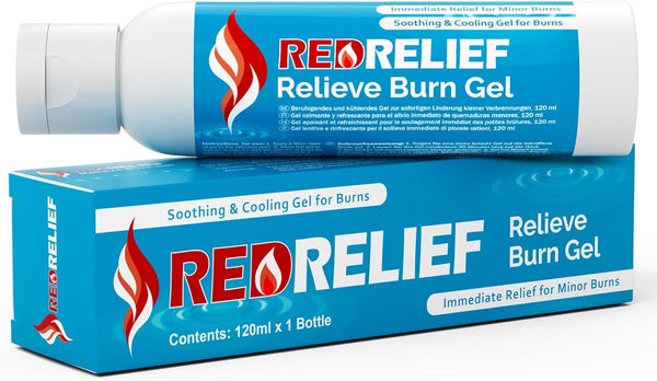 Emergency Burn Gel 120Ml Bottle - Soothing and Cooling Gel Dressing for Burns, Scalds and Sunburn