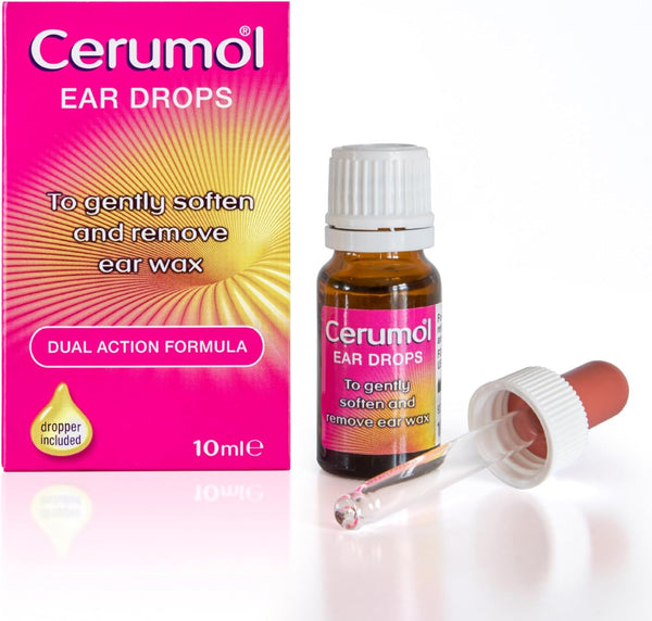 Extra Virgin Olive Oil Ear Drops, 10Ml, Gentle, Natural Formulation, Helps to Relieve Symptoms of Ear Wax, Softens Earwax, Dropper Included