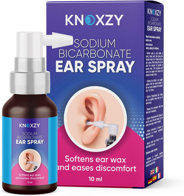 Sodium Bicarbonate Ear Spay, Ear Wax Remover for Clogged Ear Relief and Swimmer S Ear 10Ml X 1 (Package May Vary)