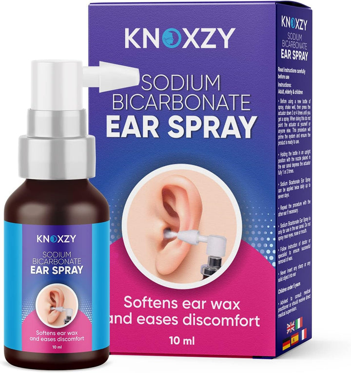 Sodium Bicarbonate Ear Spay, Ear Wax Remover for Clogged Ear Relief and Swimmer S Ear 10Ml X 1 (Package May Vary)