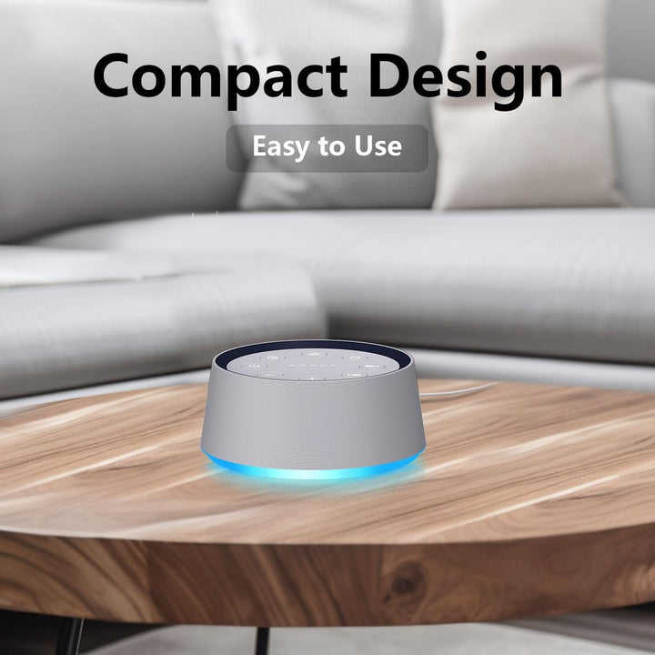 White Noise Machine Brown Noise Machine with 30 Soothing Sounds for Sleep 12 Colors Sound Machine for Baby Adults Kids Sleep Machines 36 Volume Levels 5 Timers for Home Office Travel