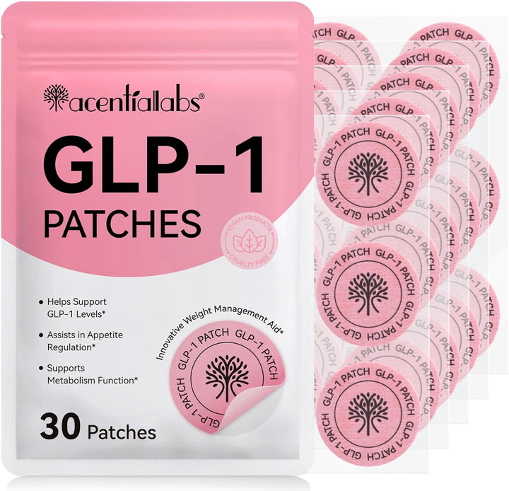 GLP-1 Patches,Natural Ingredients Patches,Berberine, Chromium, Pomegranate and Cinnamon,For Women and Men