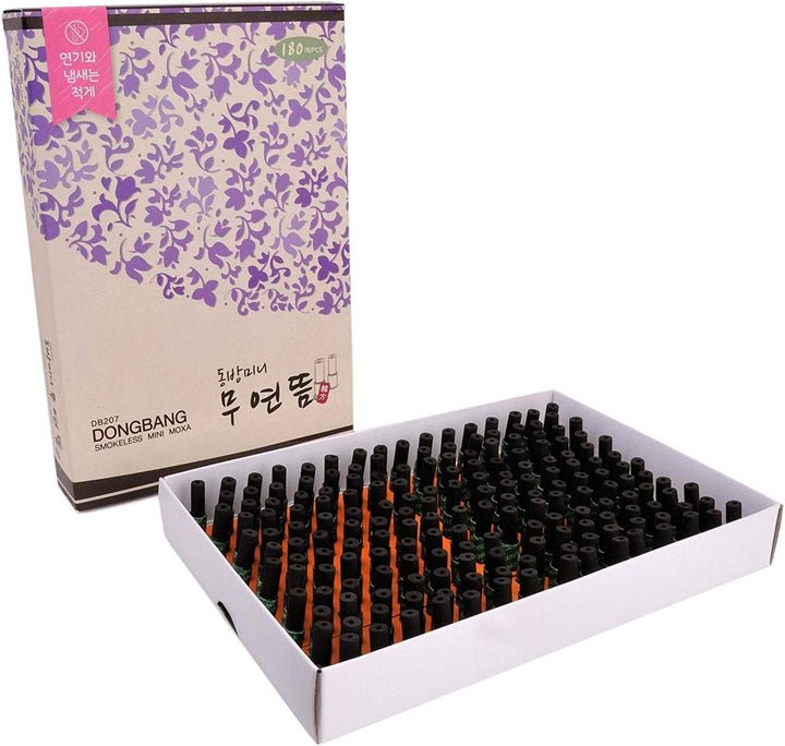 Smokeless Moxa Moxibustion Smokeless Stick-On Moxa, (180Pcs per Box) by