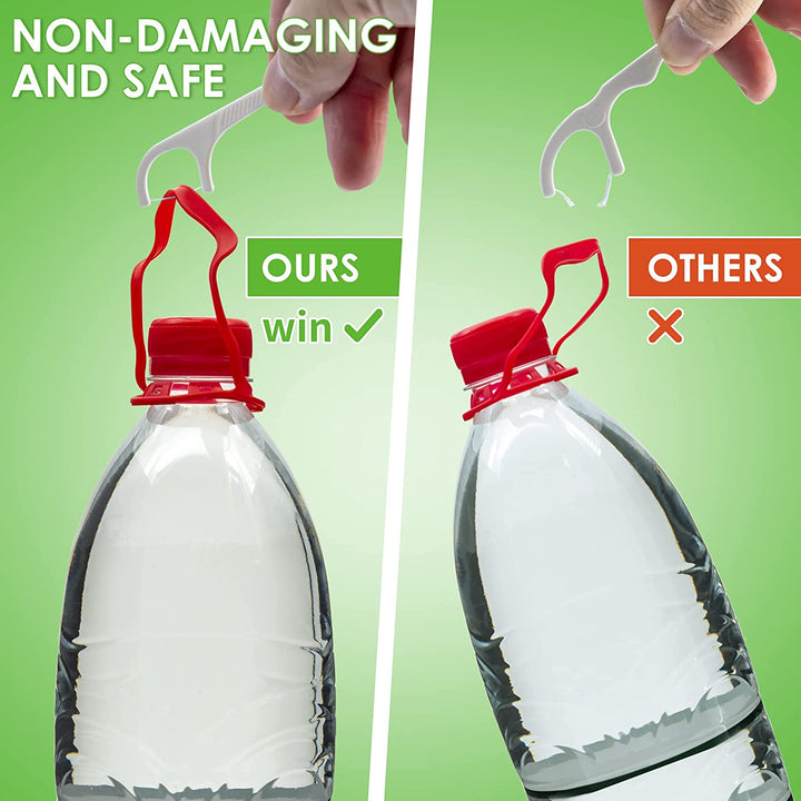 200Pcs Floss Sticks Dental, Triple Clean Advanced Clean Dental Floss Stick, Easy and Simple to Use Tooth Floss Picks, Smoothly Work on Tight Teeth Floss Sticks, Keeps Your Mouth Fresh and Clean