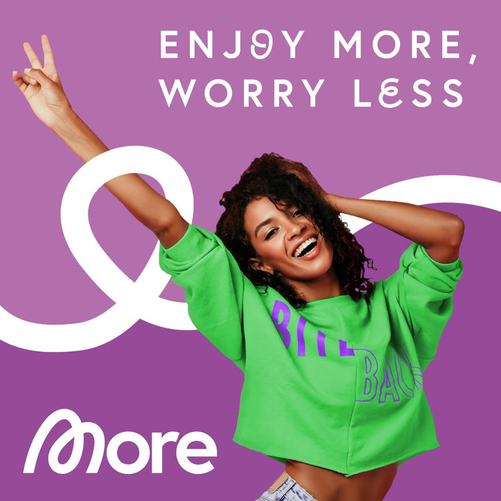 More Protein Whey Casein Protein Powder, Vanilla Ice Cream, 600 G, 1.32 Lbs, 20 Servings - with Lactase Casein protein, Slow-digesting protein, Protein supplement, Protein powder, Muscle recovery protein, Fitness protein, High protein, Natural protein, He