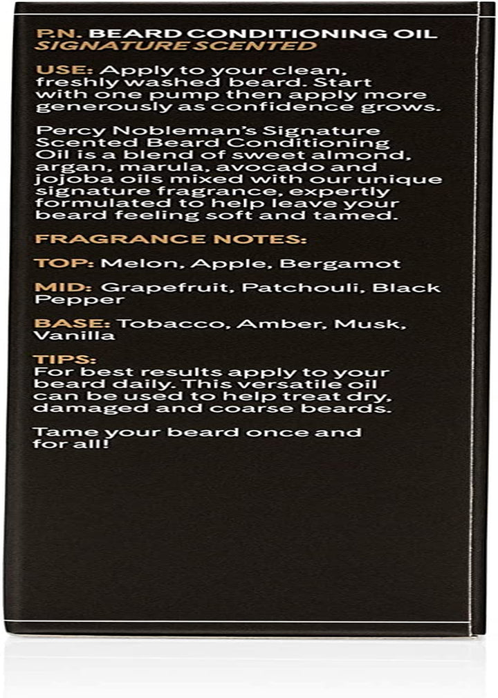 Beard Oil – 99 % Natural Conditioning & Grooming Oil – Argan, Jojoba, Avocado, Almond & Marula Oils – Vanille Musk Scent – Softens, Nourishes & Tames Coarse Beards (30 Ml)