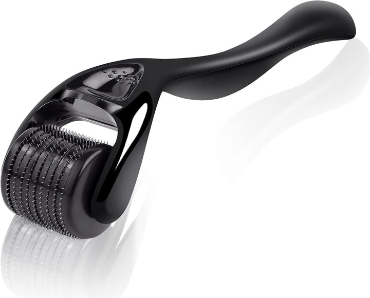 Derma Roller, 0.5Mm Beard Roller, 540 Titanium Micro Needling Rollers for Men and Women, Beard Growth Rollers for Stimulate Hair Growth, Facial Skin Care, Scar Removal