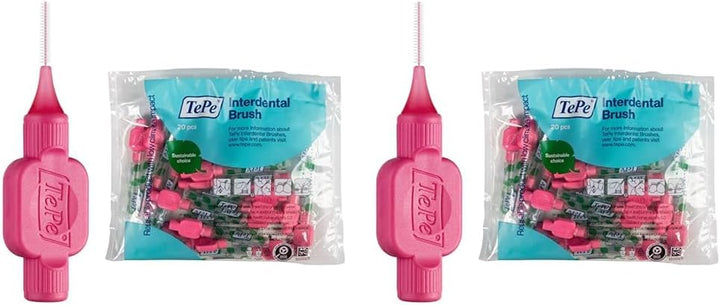 Interdental Brush, Original, Blue, 0.6Mm/Iso 3, 20Pcs, Plaque Removal, Efficient Clean between the Teeth, Tooth Floss, for Small Gaps