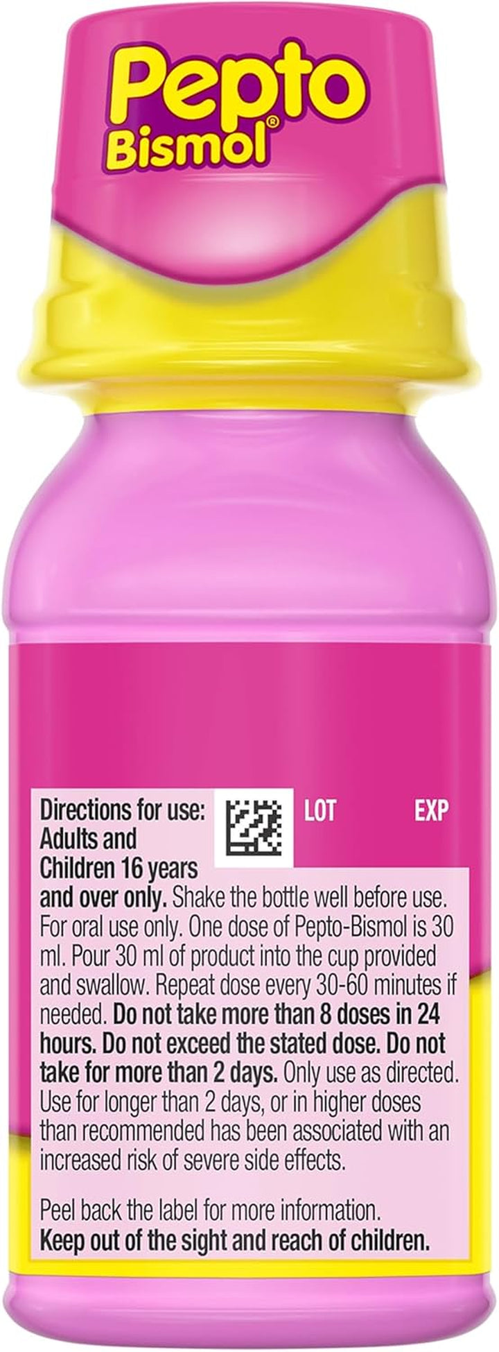 Pepto-Bismol for Nausea, Heartburn, Indigestion, Upset Stomach and Diarrhoea Relief, 5 Symptom Relief, 120Ml