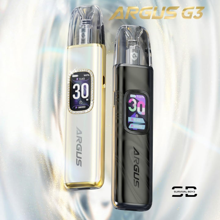 Voopoo Argus G3 Vape Kit (Diamond Pink) - 9 Colours to Choose from - 45 Min Fast Charge 30W /1500Mah, Compatible Will All Argus Pods - No Nicotine (Diamond Pink)