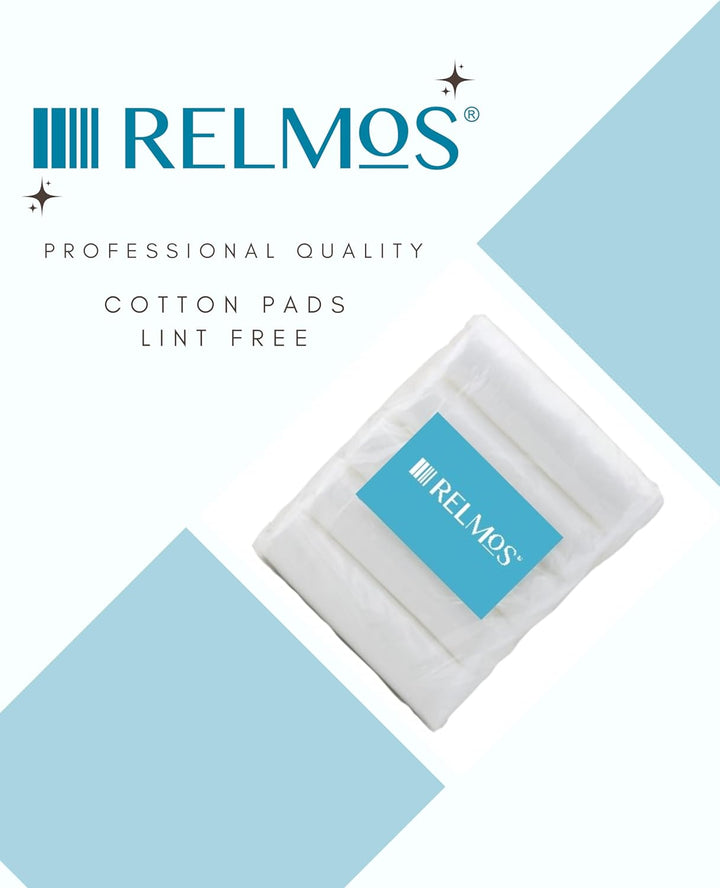 Cosmetic Lint Free Cotton Wool Pads Face Nails Non Fleecing Make up Manicure Pedicure (1 Pack (500))