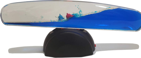 SUPREMETECH Wave Motion Machine (Blue, 12 Inch with Dolphins)