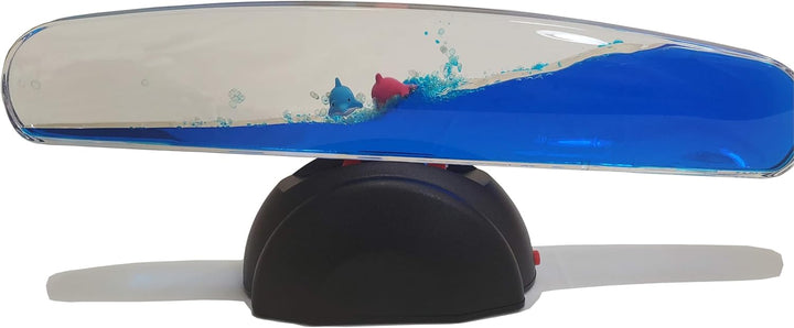 SUPREMETECH Wave Motion Machine (Blue, 12 Inch with Dolphins)