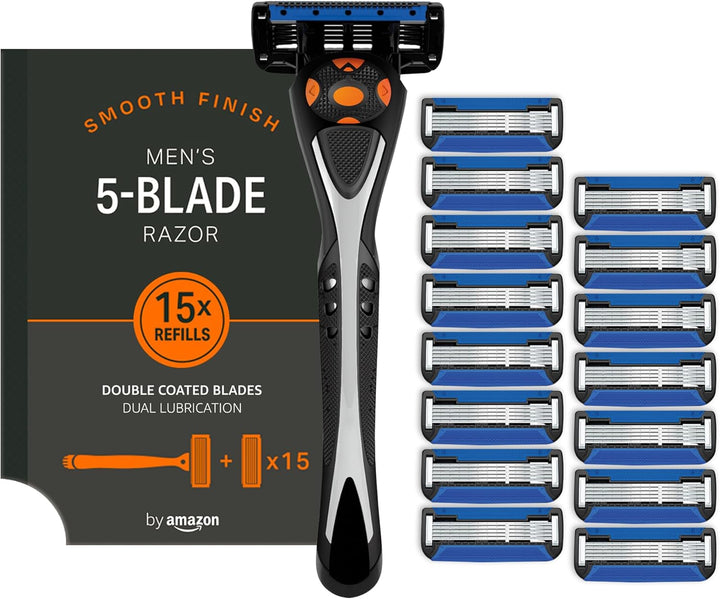 Male 5 Blade Men'S Razor with 5 Count Refill