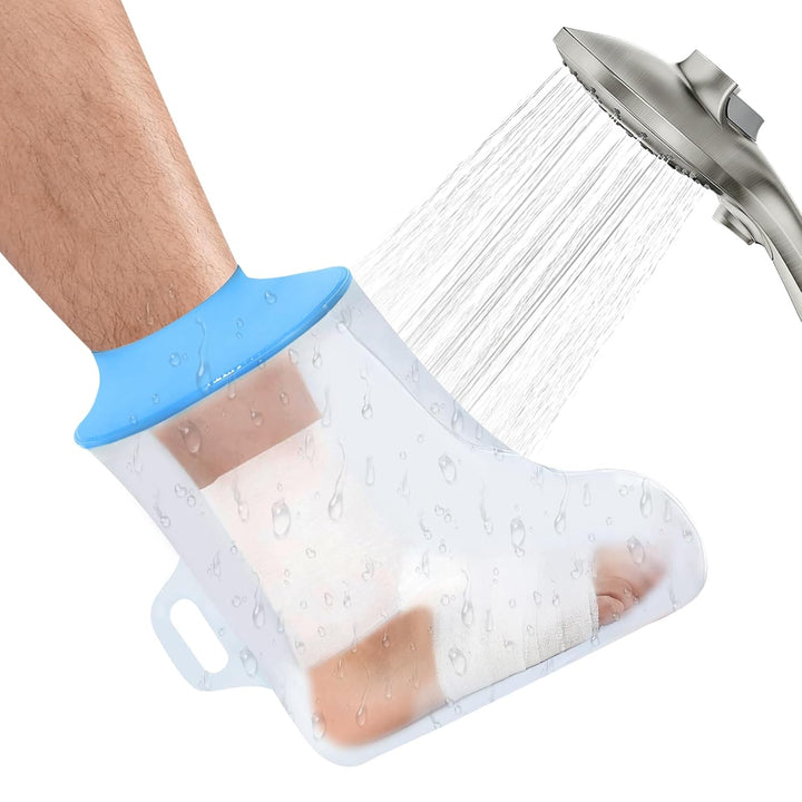 Waterproof Hand Cast Cover for Shower after Surgery, Soft Comfortable Cast Protectors for Broken Hands, Fingers, Wrists, Reusable Elastic Cast Bag for Bandage, Wound Care Supplies