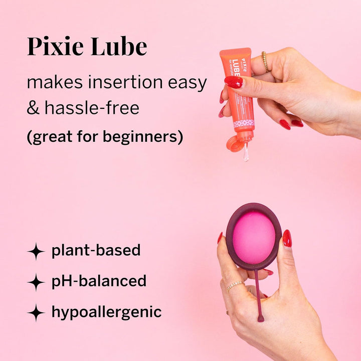 Pixie Menstrual Disc Kit - No Metals or Toxins - 100% Medical-Grade Silicone - Best Period Disc Starter Kit - Removes like a Tampon - Proven to Become a Successful Menstrual Disc User