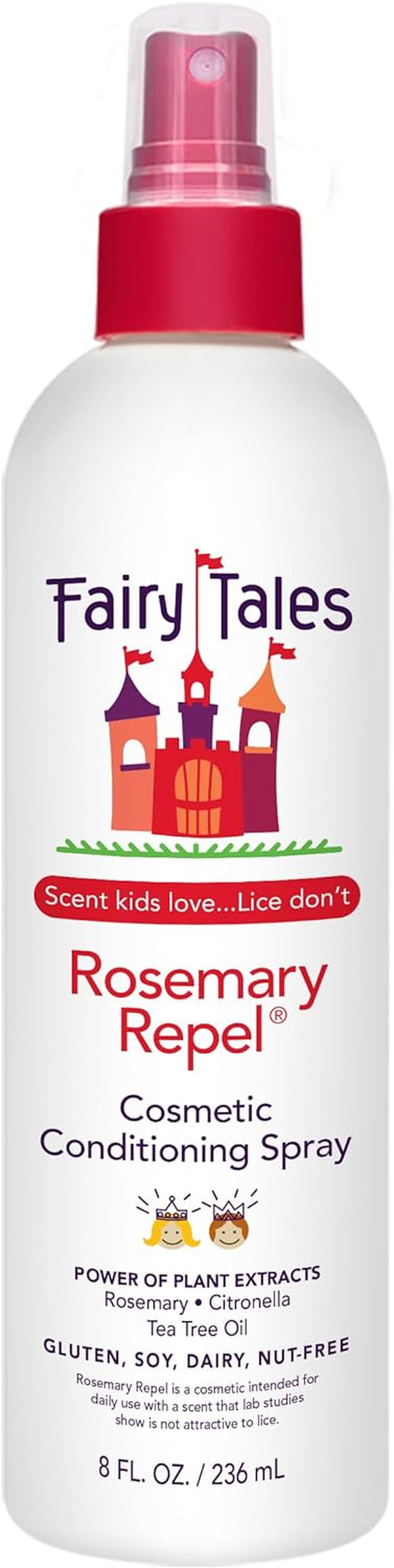 Rosemary Repel Daily Kid Conditioning Spray- Conditioning Lice Spray for Kids for Lice Prevention, 8 Fl. Oz (Pack of 1)