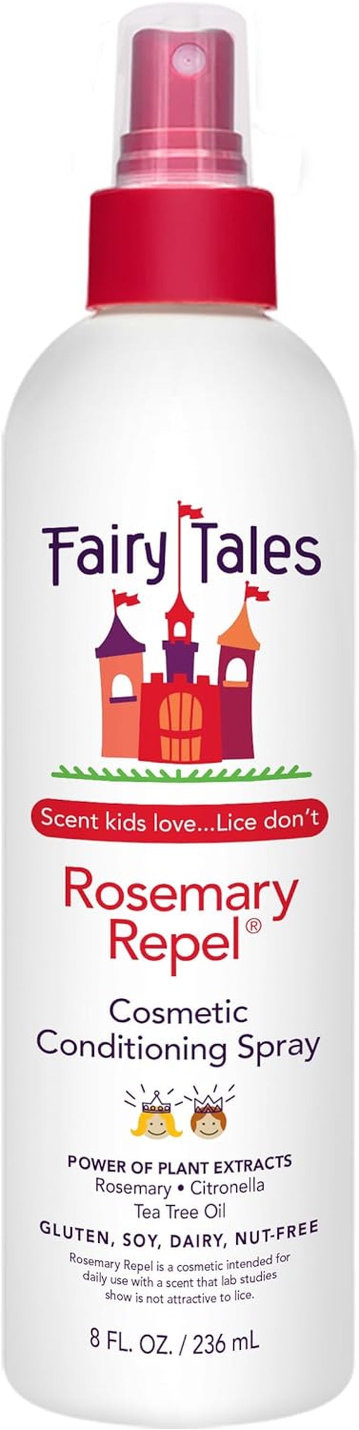 Rosemary Repel Daily Kid Conditioning Spray- Conditioning Lice Spray for Kids for Lice Prevention, 8 Fl. Oz (Pack of 1)